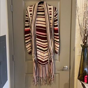 BKE striped cardigan
